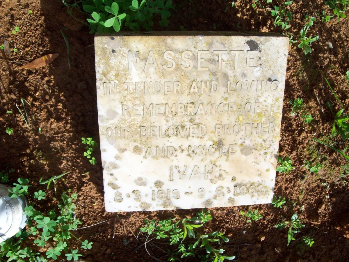 NASSETTE Ivan 1919-1969