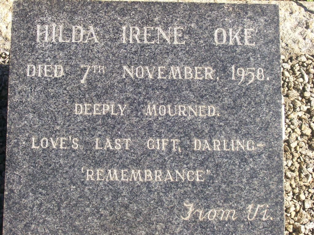 OKE Hilda Irene -1958
