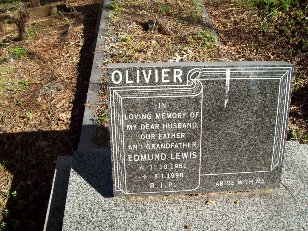 OLIVIER Edmund Lewis 1951-1998