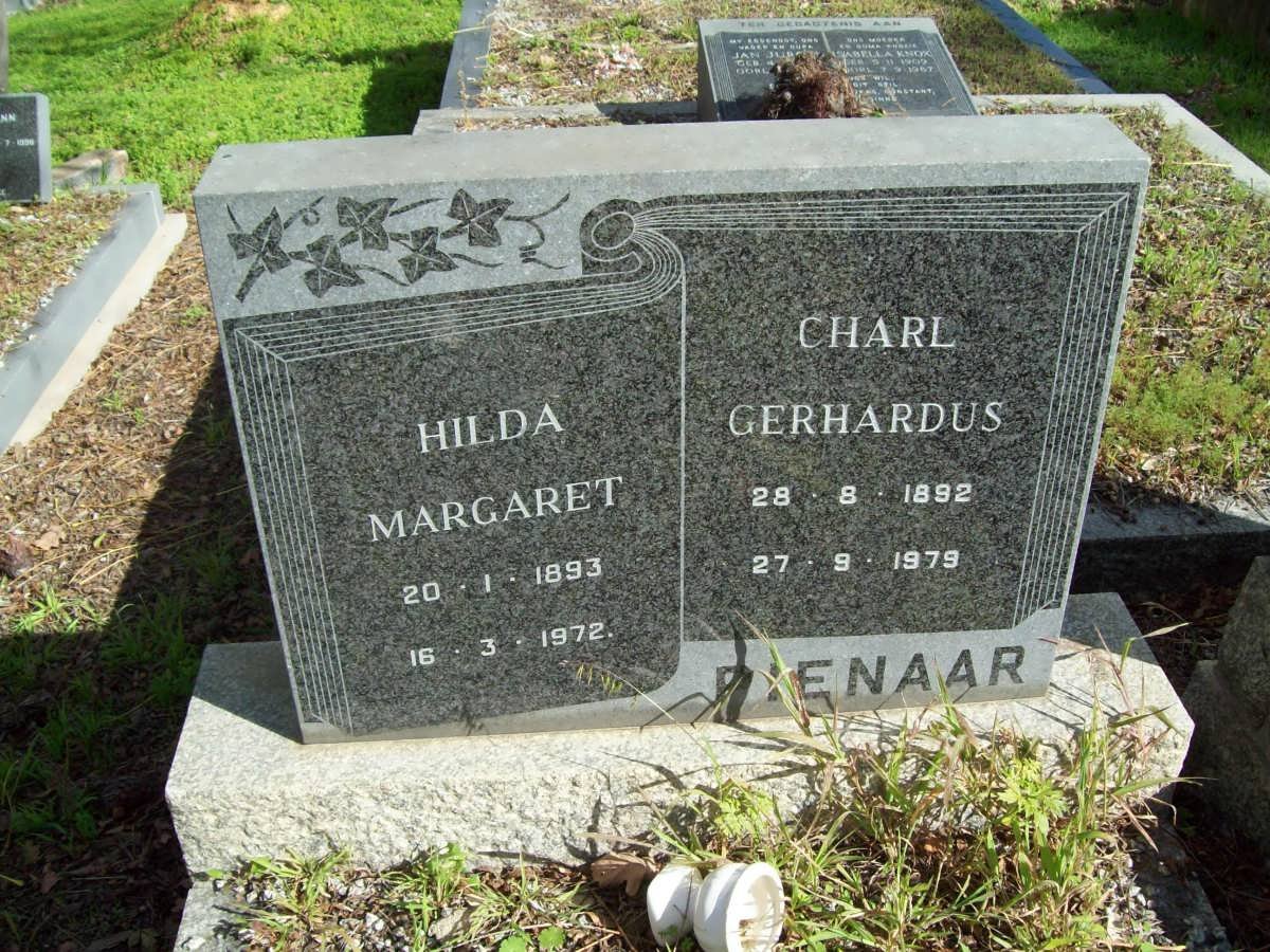 PIENAAR Charl Gerhardus 1892-1979 &amp; Hilda Margaret 1893-1972