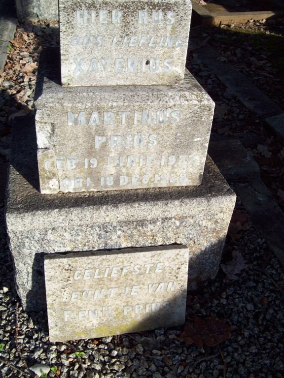 PRINS Xaverius Martinus 1927-1928