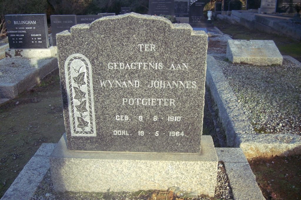 POTGIETER Wynand Johannes 1910-1964