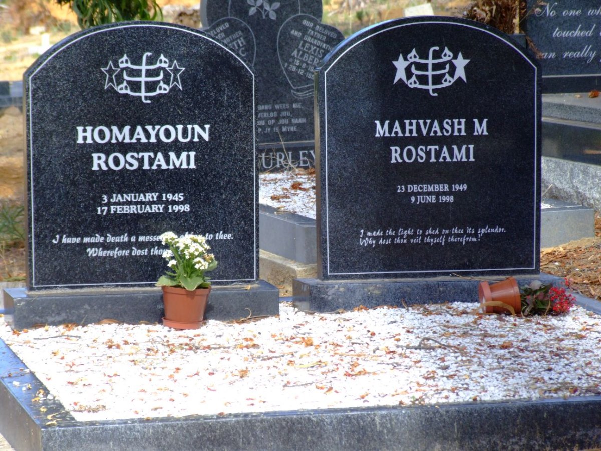 ROSTAMI Homayoun 1945-1998 &amp; Mahvash M. 1949-1998