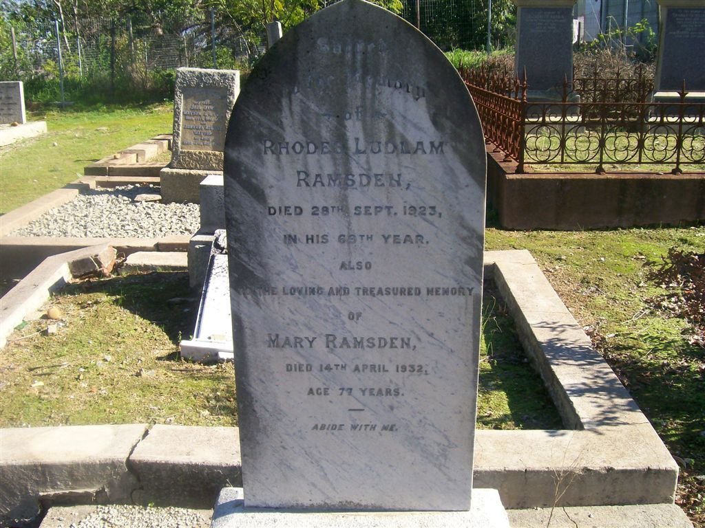 RAMSDEN Rhodes Ludlam -1923 &amp; Mary -1932