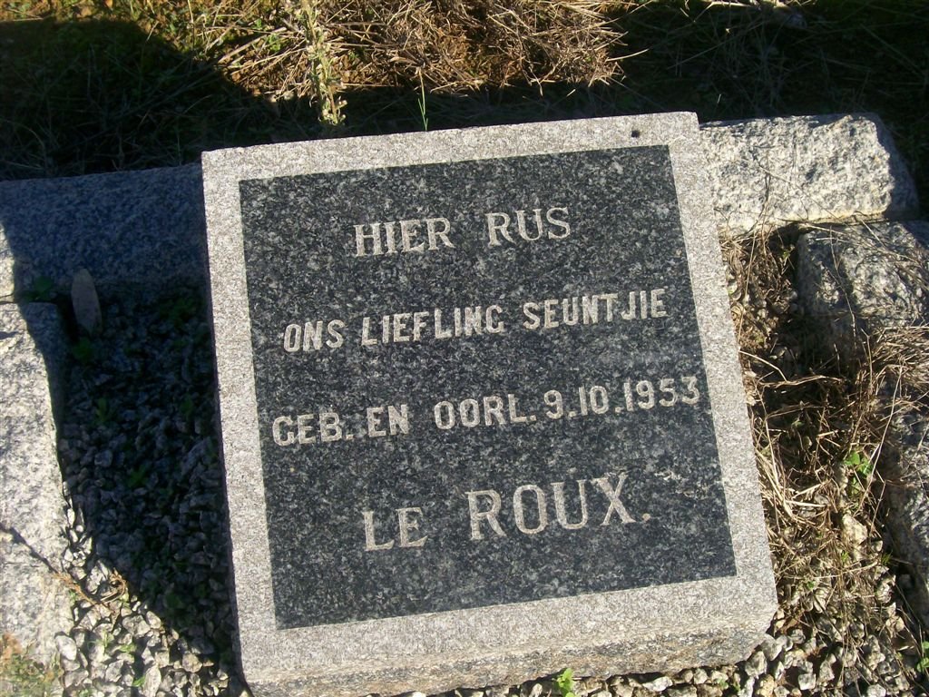 ROUX, le 1953-1953