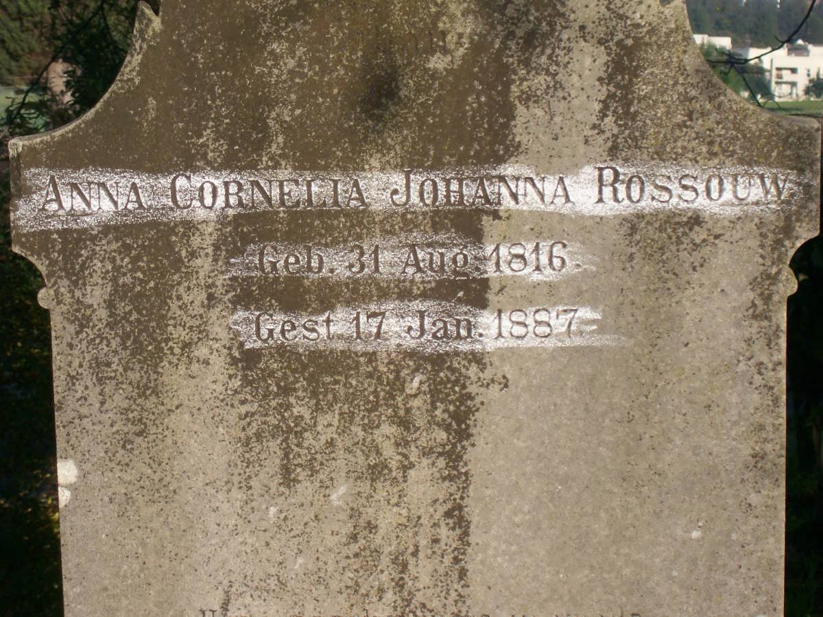 ROSSOUW Anna Cornelia Johanna 1816-1887