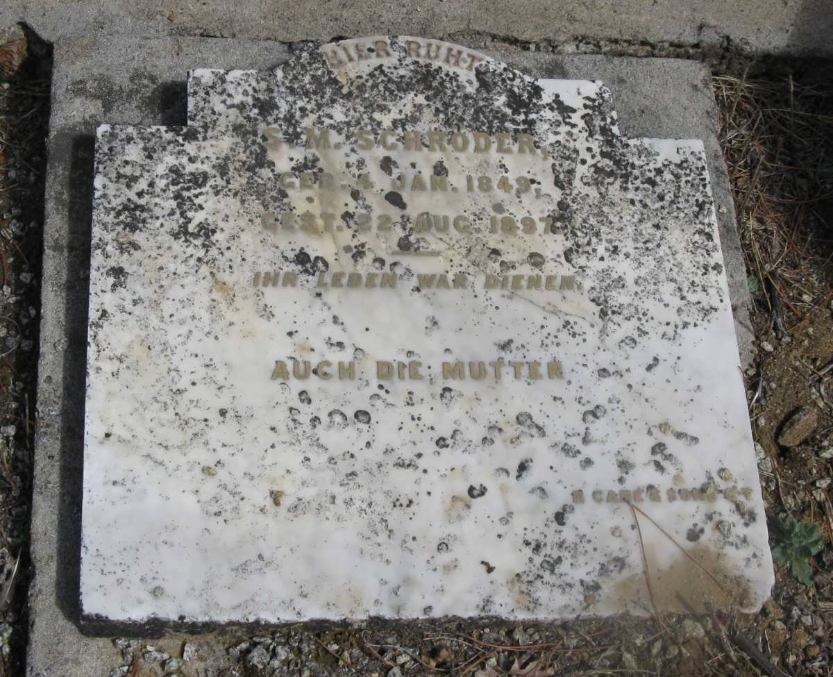 SCHRODER S.M. 1849-1897