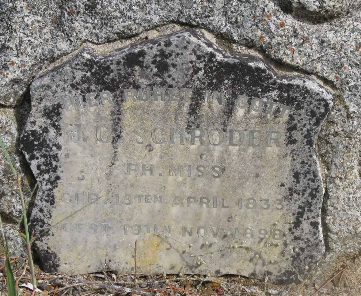 SCHRODER J.C. 1833-1898