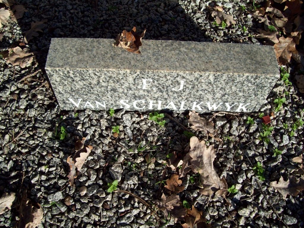 SCHALKWYK F.J, van