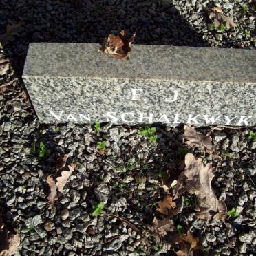 SCHALKWYK F.J, van