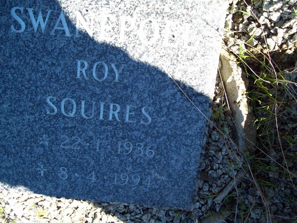 SWANEPOEL Roy Squires 1936-1994