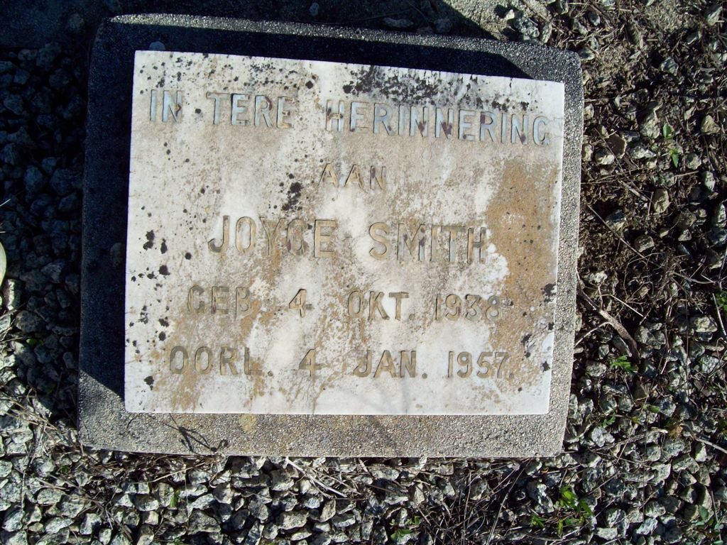 SMITH Joyce 1938-1957