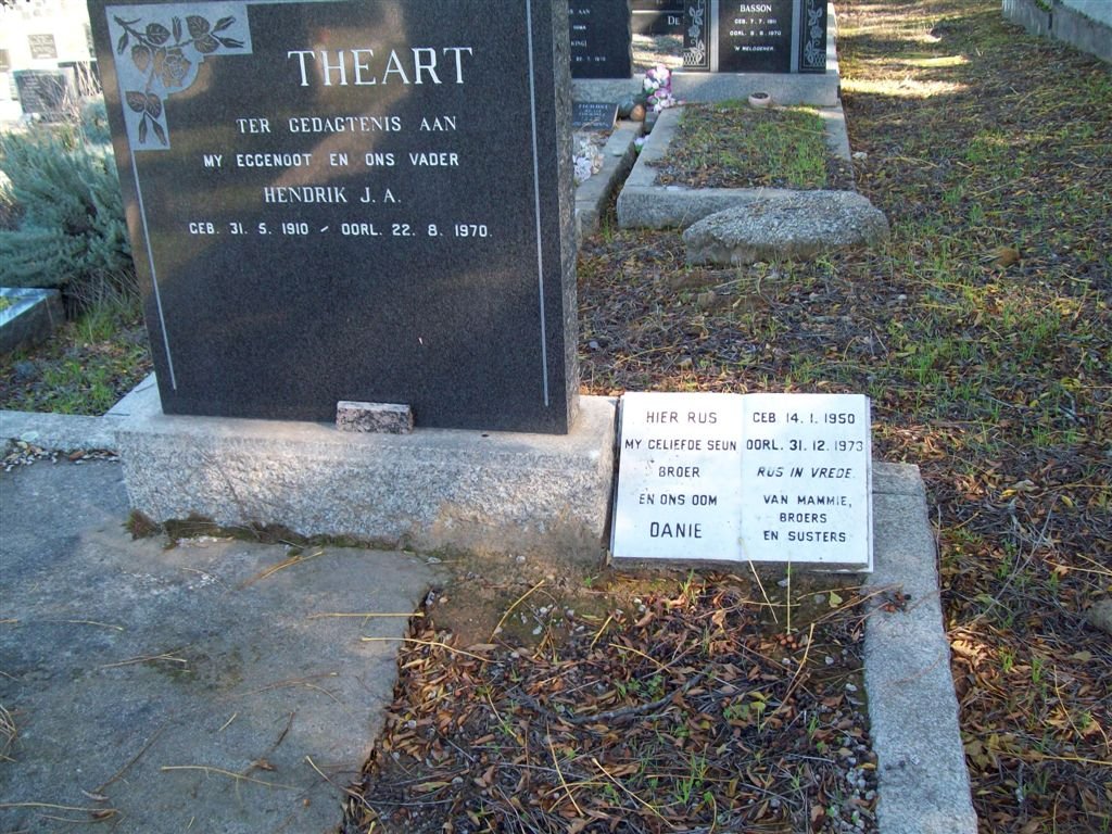 THEART Hendrik J.A. 1910-1970 :: THEART Danie 1950-1973