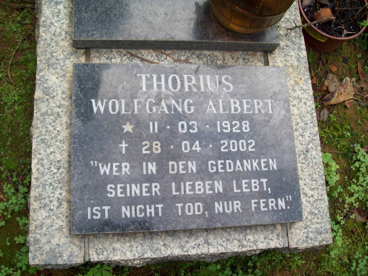 THORIUS Wolfgang Albert 1928-2002