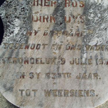 UYS Dirk -1937
