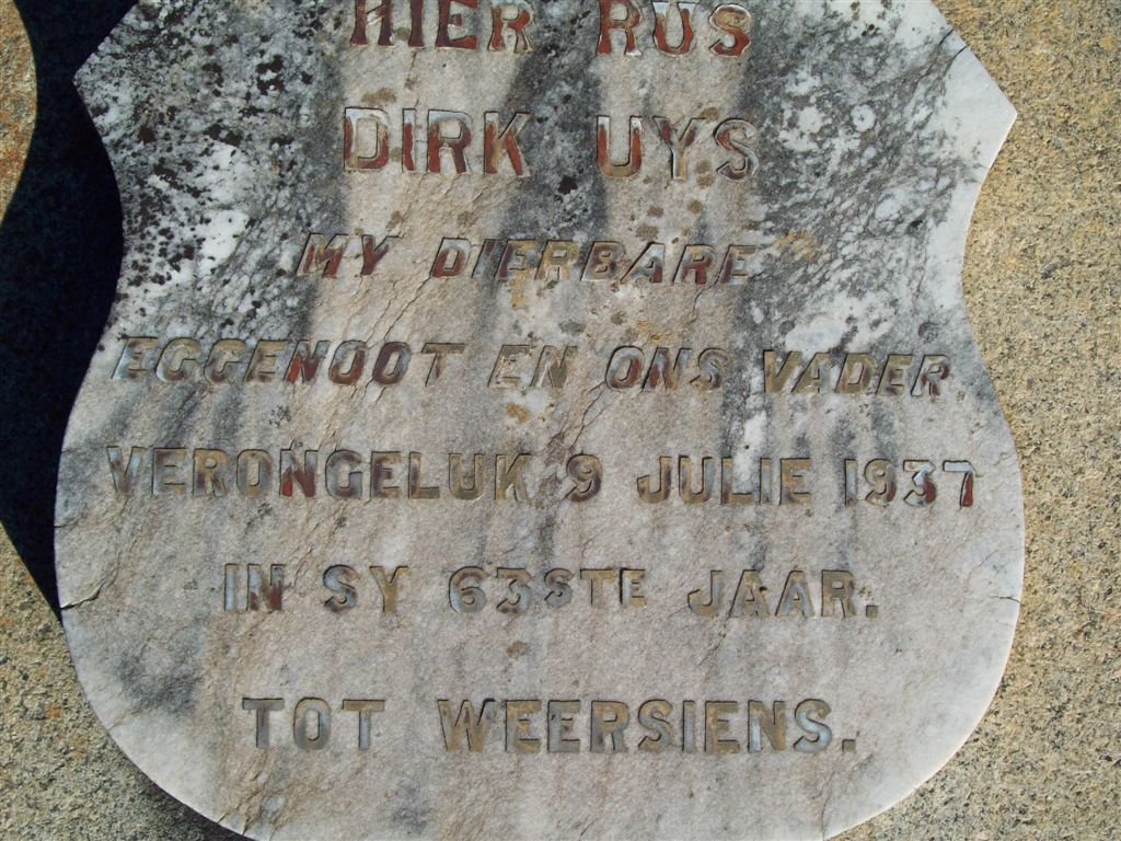 UYS Dirk -1937