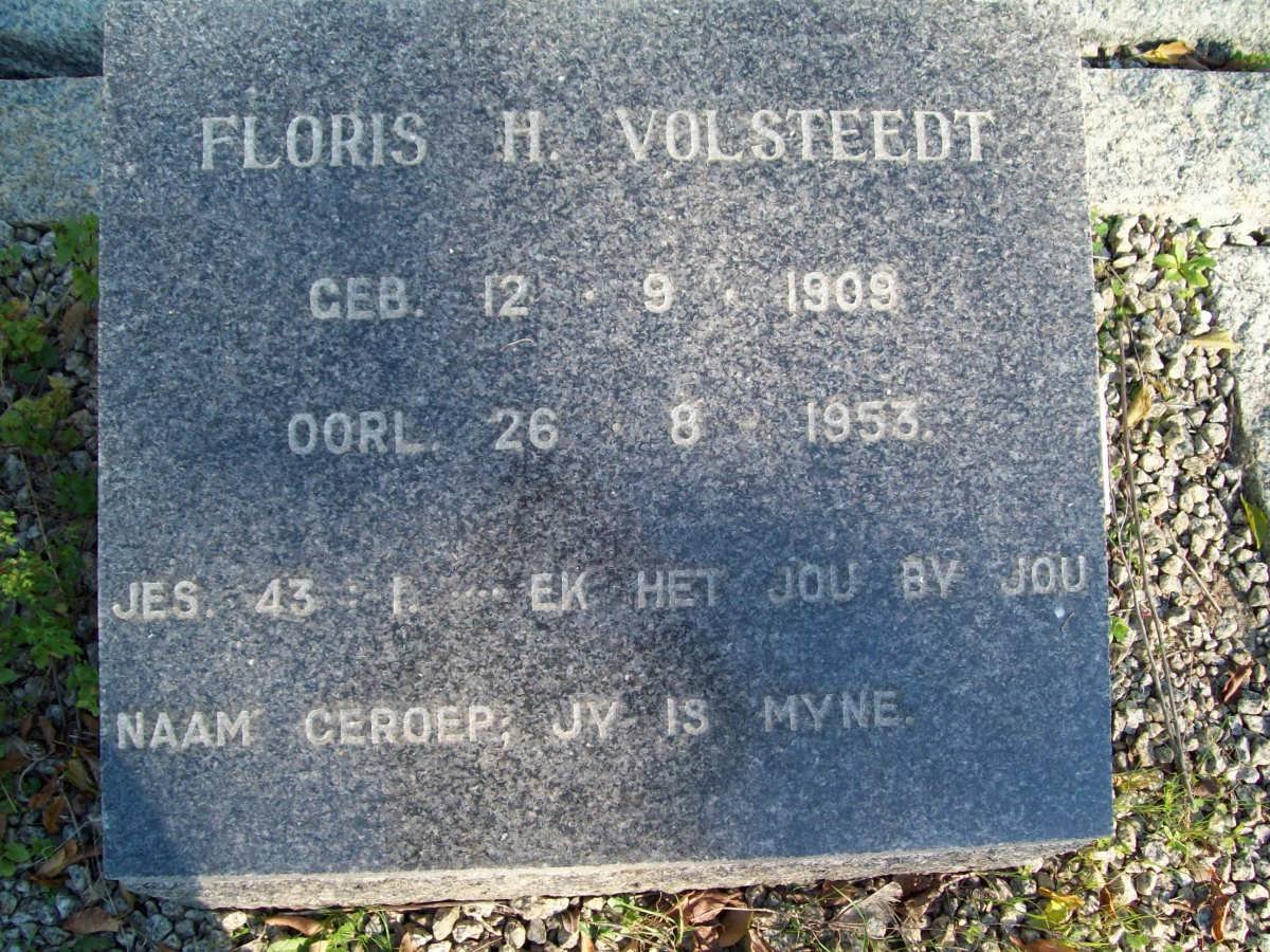 VOLSTEEDT Floris 1909-1953