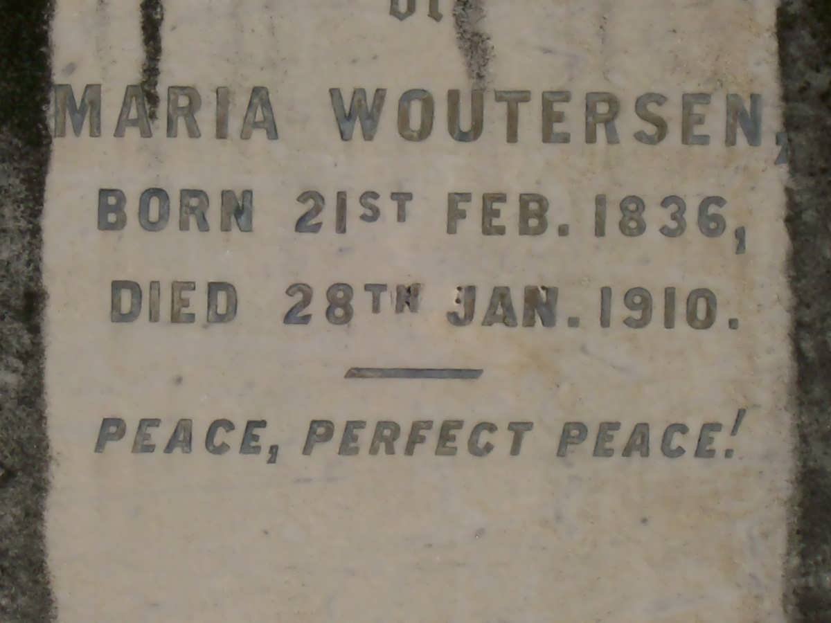 WOUTERSEN Maria 1836-1910
