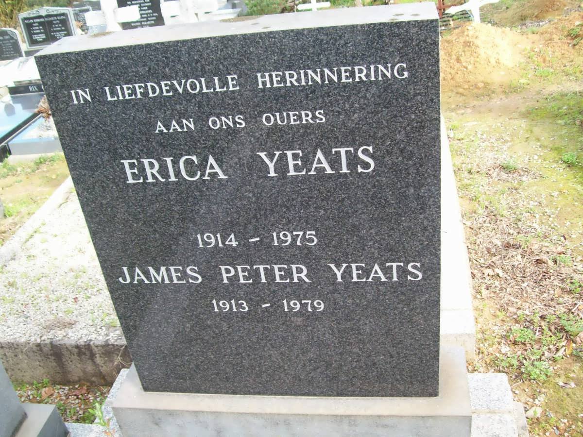 YEATS James Peter 1913-1979 &amp; Erica 1914-1975