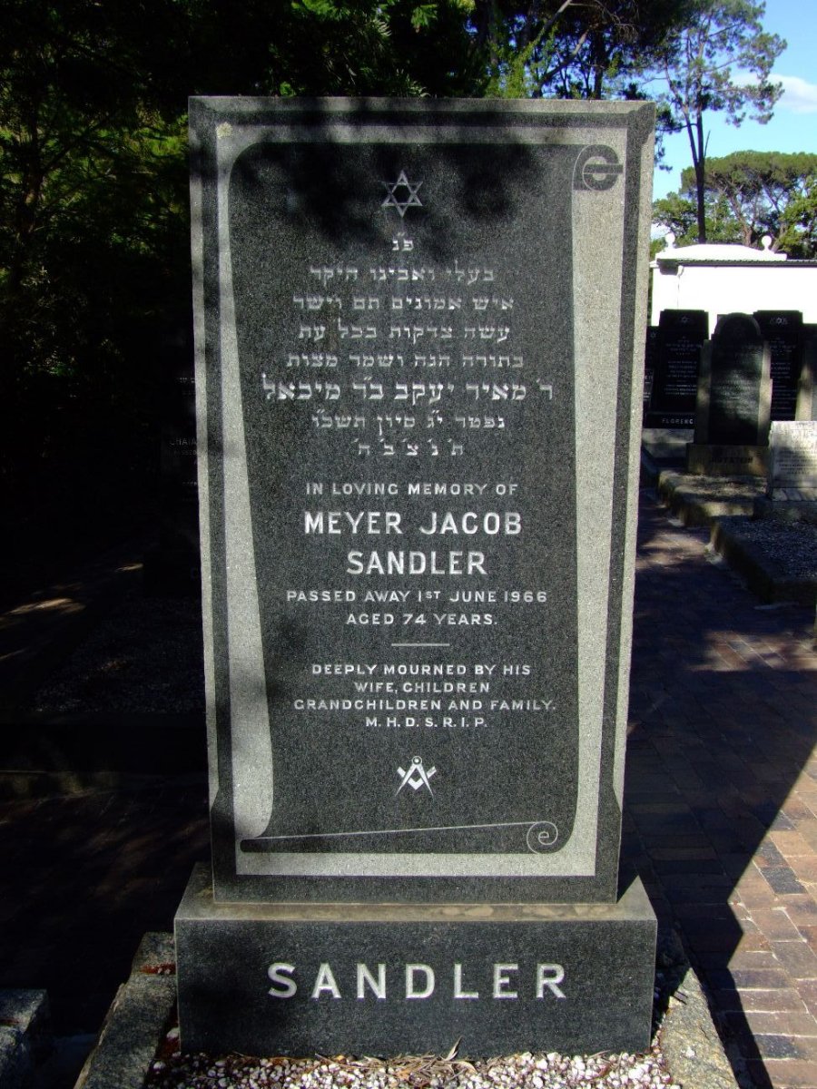 SANDLER Meyer Jacob -1968