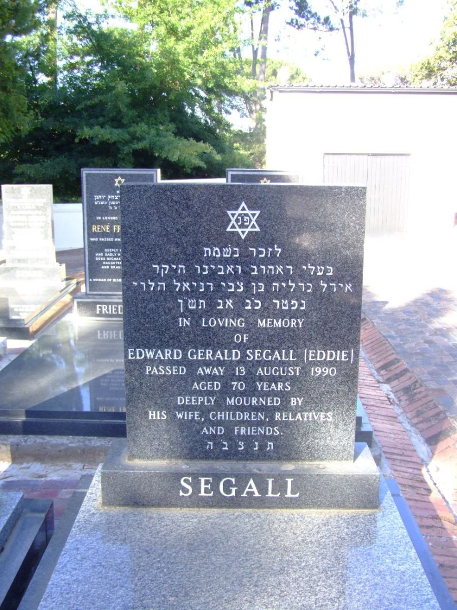SEGALL Edward Gerald -1990