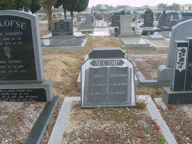AUCAMP Carel Frederick 1937-1979