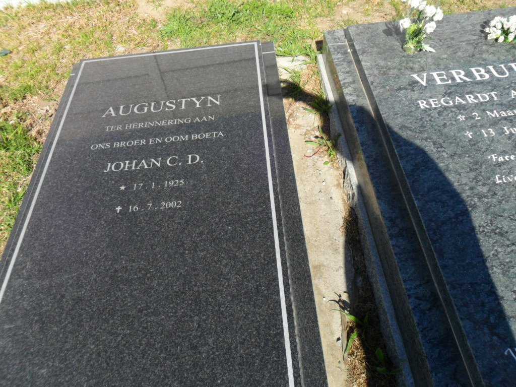 AUGUSTIN Johan C.D. 1925-2002