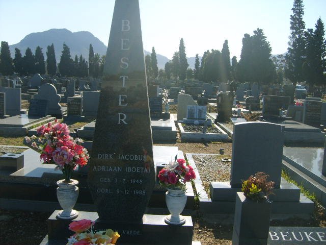 BESTER Dirk Jacobus Adriaan 1948-1988