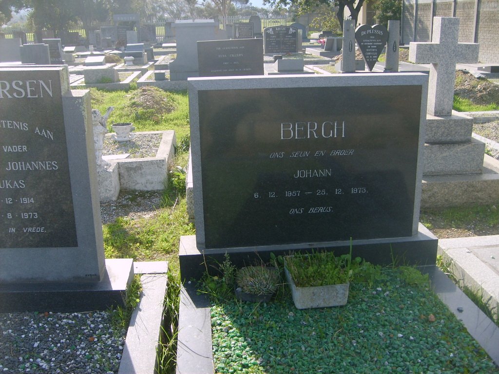BERGH Johann 1957-1973
