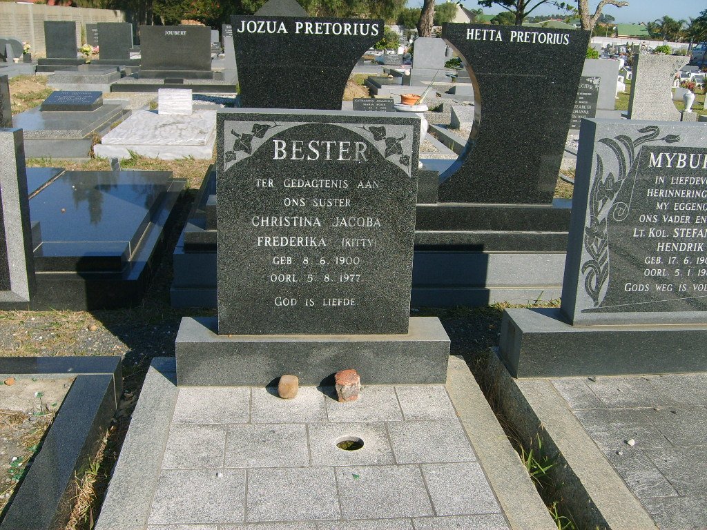 BESTER Christina Jacoba Frederika 1900-1977