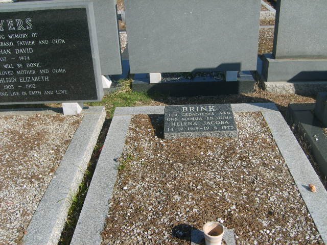BRINK Helena Jacoba 1918-1975