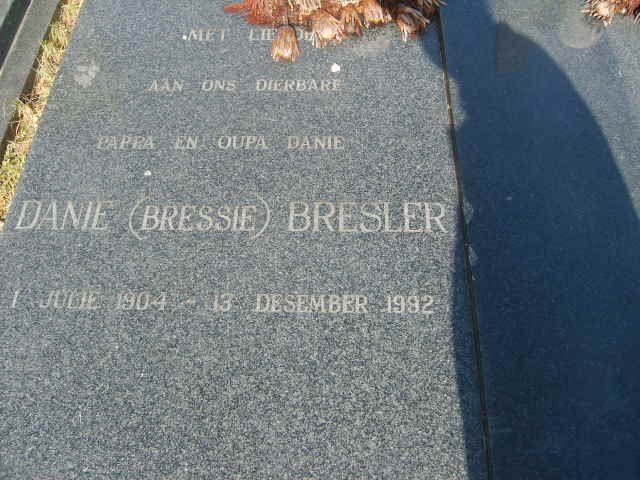 BRESLER Danie 1904-1992