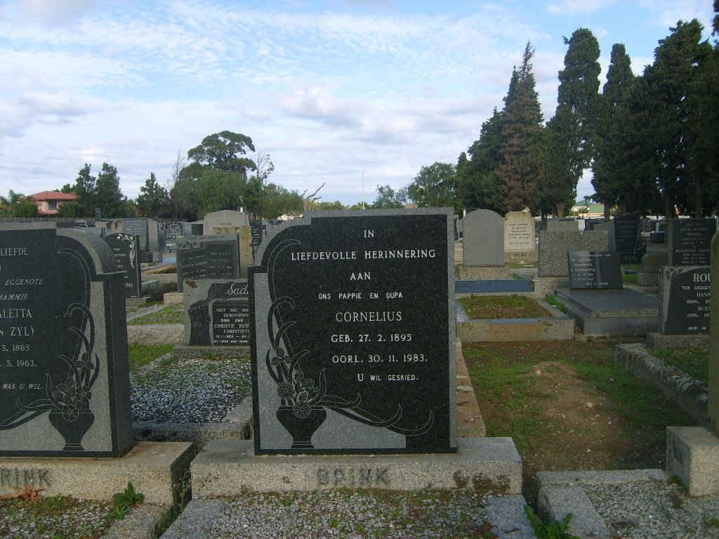 BRINK Cornelius 1895-1983