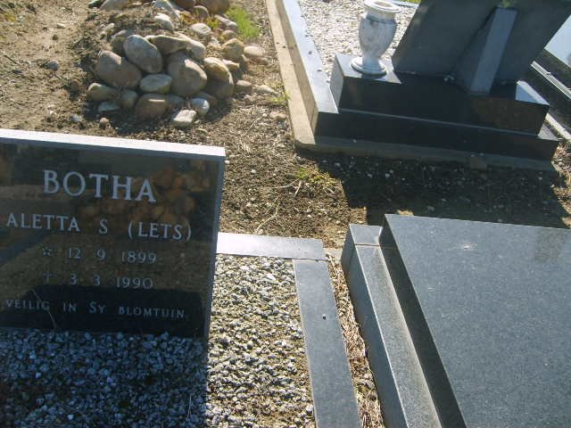 BOTHA Aletta S. 1899-1990