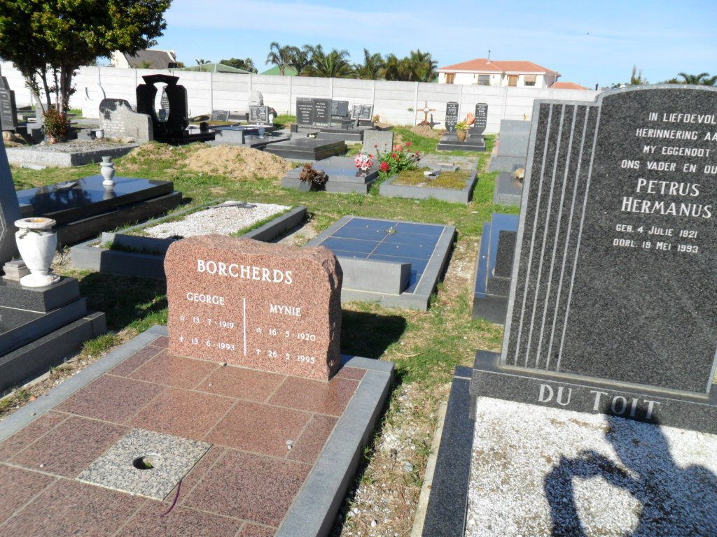 BORCHERDS George 1919-1993 &amp; Mynie 1920-1995