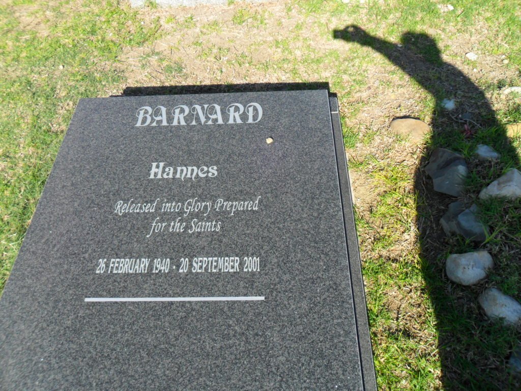 BARNARD Hannes 1940-2001