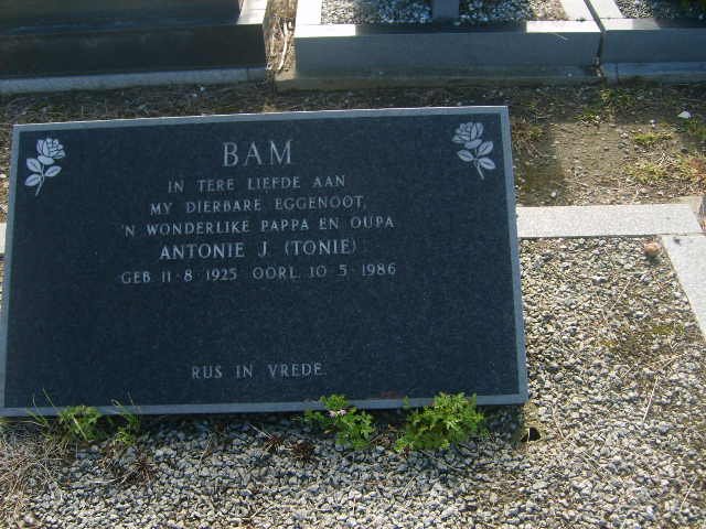 BAM Antoine J. 1925-1986