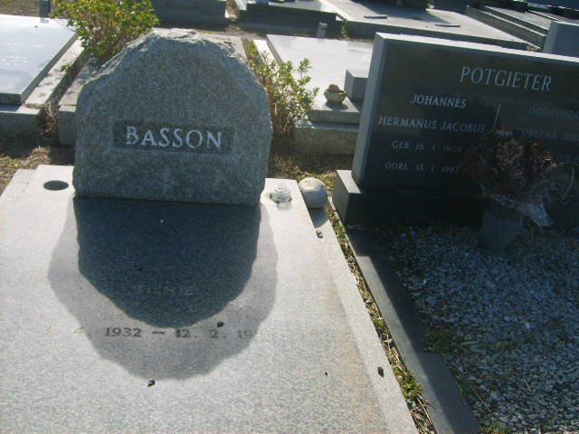 BASSON Tienie 1932-1987