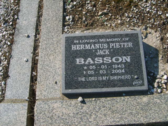 BASSON Hermanus Pieter 1943-2004