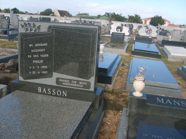 BASSON Philip 1935-1987