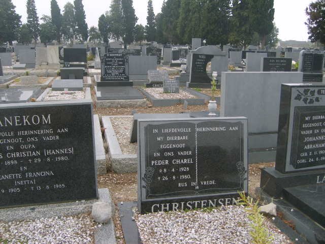 CHRISTENSEN Peder Charel 1928-1980