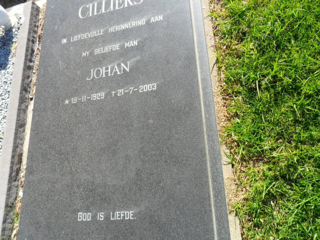 CILLIERS Johan 1929-2003