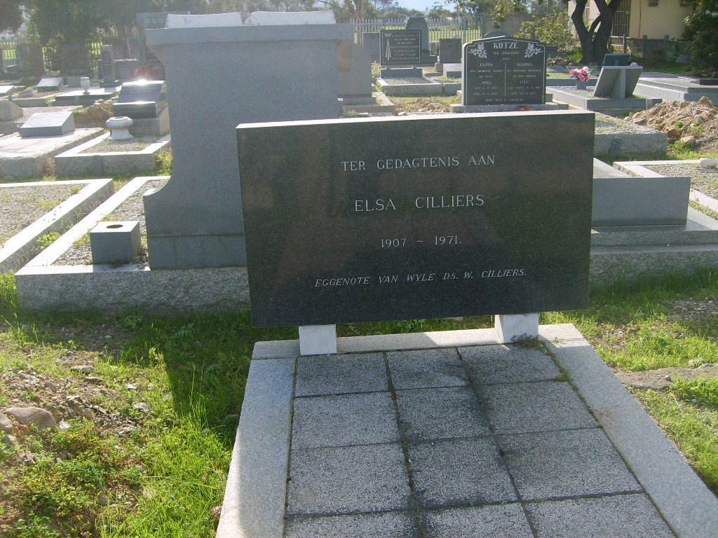 CILLIERS Elsa 1907-1971