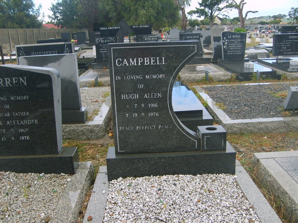 CAMPBELL Hugh Allen 1916-1976