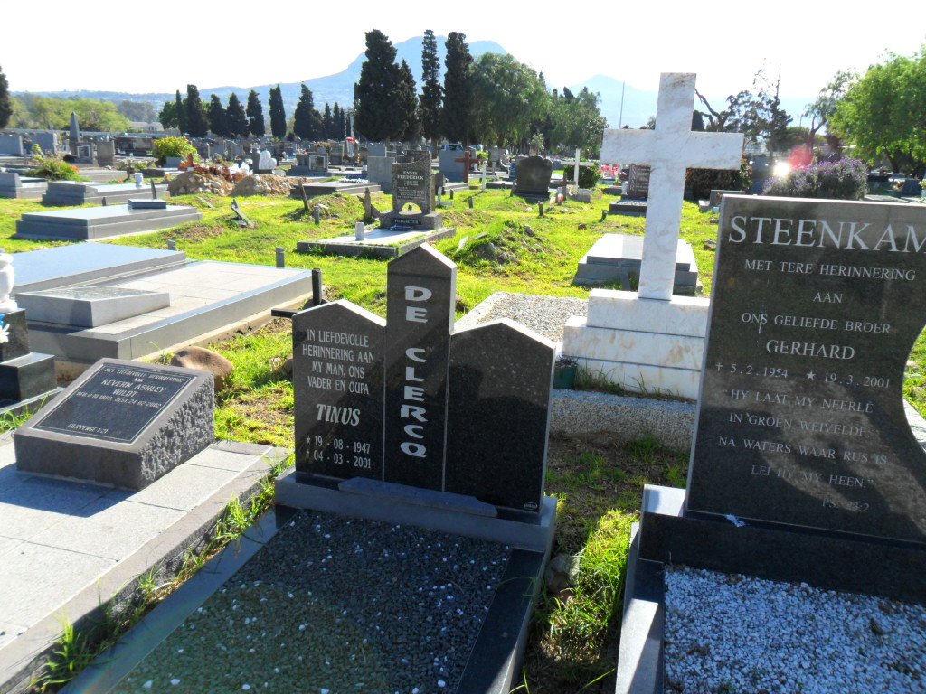 CLERCQ Tinus, de 1947-2001