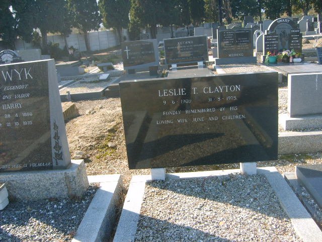 CLAYTON Leslie T. 1909-1975