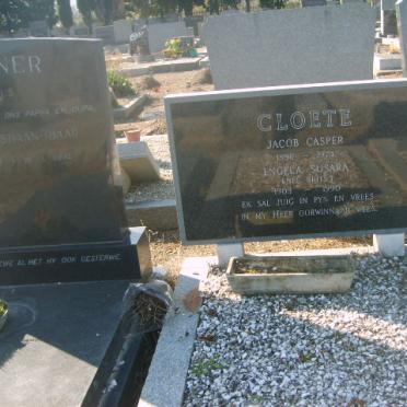 CLOETE Jacob Casper 1896-1974 &amp; Engela Susara BRITS 1903-1990
