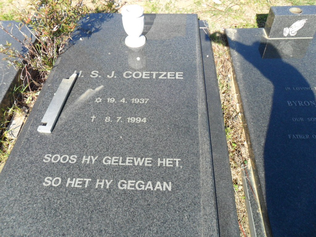 COETZEE H.S.J. 1937-1994