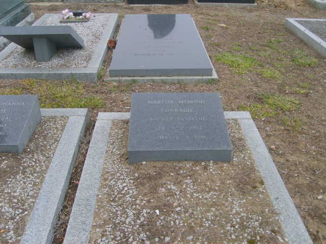 CONRADIE Martha M. 1902-1981
