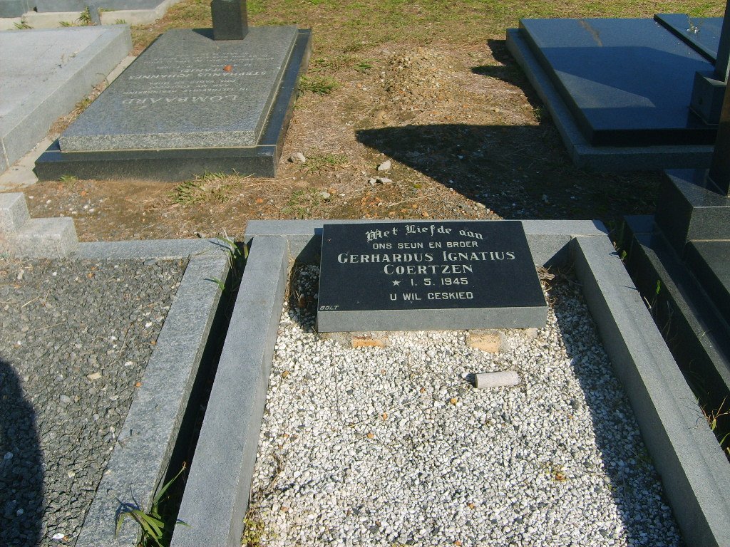 COERTZEN Gerhardus Ignatius 1945-